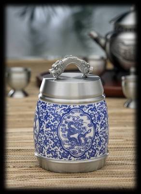 匠心之韻，禮藏東方 10010龍韻神州大號(hào)茶葉罐鑒賞